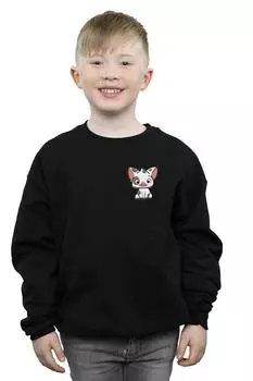 Толстовка с принтом груди Moana Pua The Pig Disney, черный