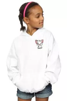 Толстовка с принтом груди Moana Pua The Pig Disney, белый