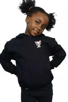 Толстовка с принтом груди Moana Pua The Pig Disney, черный