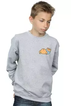 Толстовка с принтом груди на спине Winnie The Pooh Disney, серый