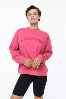 Толстовка с принтом H&M, розовый