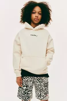 Толстовка с принтом H&M, белый
