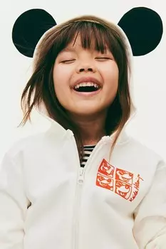 Толстовка с принтом H&M, белый