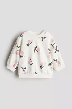 Толстовка с принтом H&M, белый