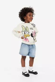 Толстовка с принтом H&M, бежевый