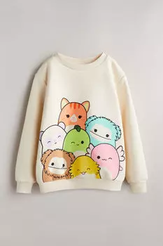Толстовка с принтом H&M, бежевый