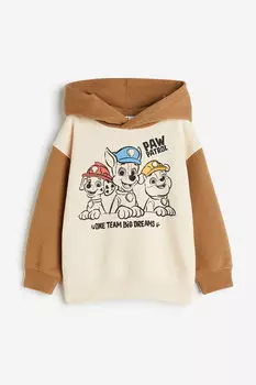 Толстовка с принтом H&M, бежевый