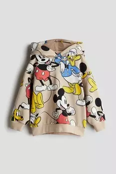 Толстовка с принтом H&M, бежевый