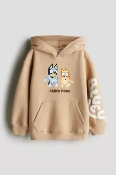Толстовка с принтом H&M, бежевый
