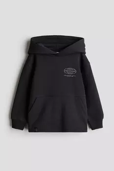 Толстовка с принтом H&M, черный