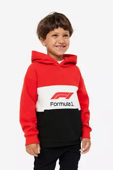 Толстовка с принтом H&M, красный