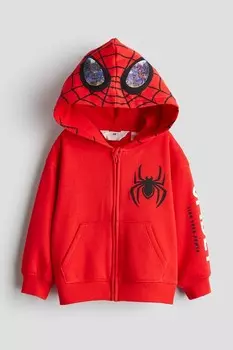 Толстовка с принтом H&M, красный