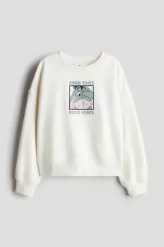 Толстовка с принтом H&M, мультиколор