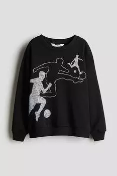 Толстовка с принтом H&M, мультиколор