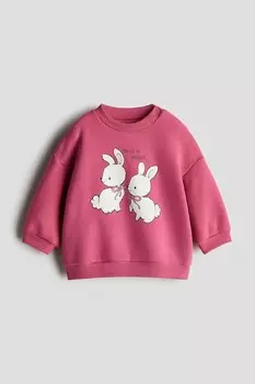 Толстовка с принтом H&M, мультиколор