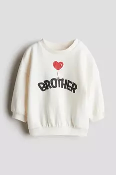 Толстовка с принтом H&M, мультиколор