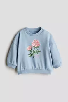 Толстовка с принтом H&M, мультиколор