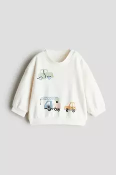 Толстовка с принтом H&M, мультиколор