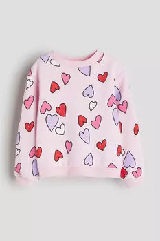 Толстовка с принтом H&M, розовый