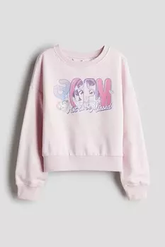 Толстовка с принтом H&M, розовый