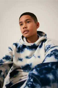 Толстовка с принтом H&M, синий