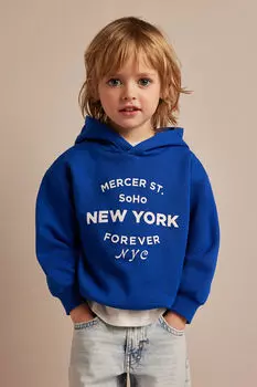 Толстовка с принтом H&M, синий