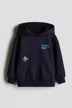 Толстовка с принтом H&M, синий