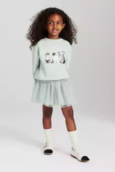 Толстовка с принтом H&M, зеленый