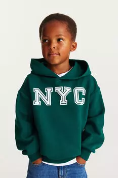 Толстовка с принтом H&M, зеленый