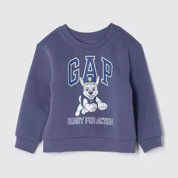 Толстовка с принтом и логотипом щенячьего патруля Gap, синий