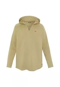 Толстовка с принтом и вышивкой CHIEMSEE, цвет 17-0630 Tree House