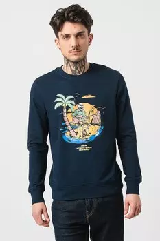 Толстовка с принтом Jack & Jones, оранжевый