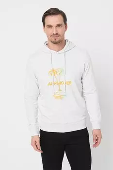 Толстовка с принтом Jack & Jones, серый