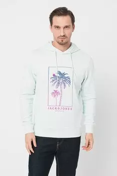 Толстовка с принтом Jack & Jones, синий