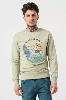 Толстовка с принтом Jack & Jones, зеленый