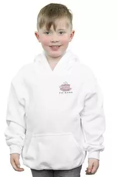 Толстовка с принтом «Кофейная чашка» на груди Friends, белый