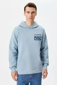 Толстовка с принтом Koton, синий