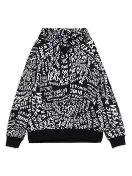 Толстовка с принтом «Логомания» Versace Jeans Couture, черный