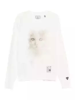 Толстовка с принтом Maison Mihara Yasuhiro, белый