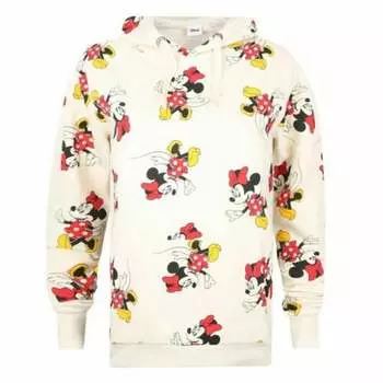 Толстовка с принтом Минни Маус для женщин и женщин Disney, серый
