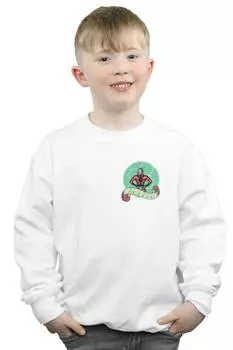 Толстовка с принтом на груди и татуировкой Ant-Man Marvel, белый