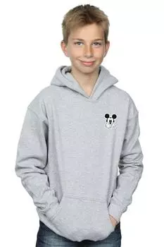 Толстовка с принтом на груди «Микки Маус Dont Speak» Disney, серый