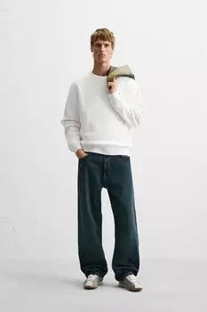 Толстовка с принтом new york magazine ZARA, экрю