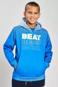 Толстовка с принтом «Пиксель» Beat Boyz Club, синий