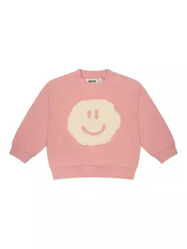 Толстовка с принтом смайлика Molo, розовый