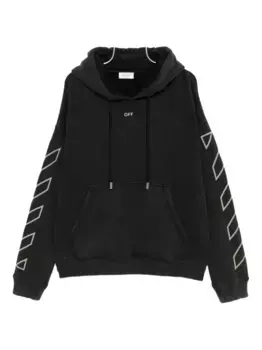 Толстовка с принтом стрел OFF-WHITE, серый