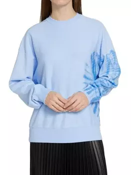 Толстовка с принтом тай-дай Proenza Schouler White Label Baby blue