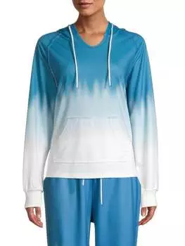 Толстовка с принтом тай-дай Wdny Indigo