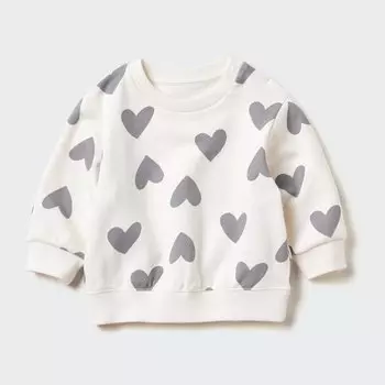 Толстовка с принтом UNIQLO, белый