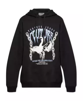 Толстовка с принтом Versace Jeans Couture, черный